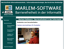 Tablet Screenshot of marlem-software.de